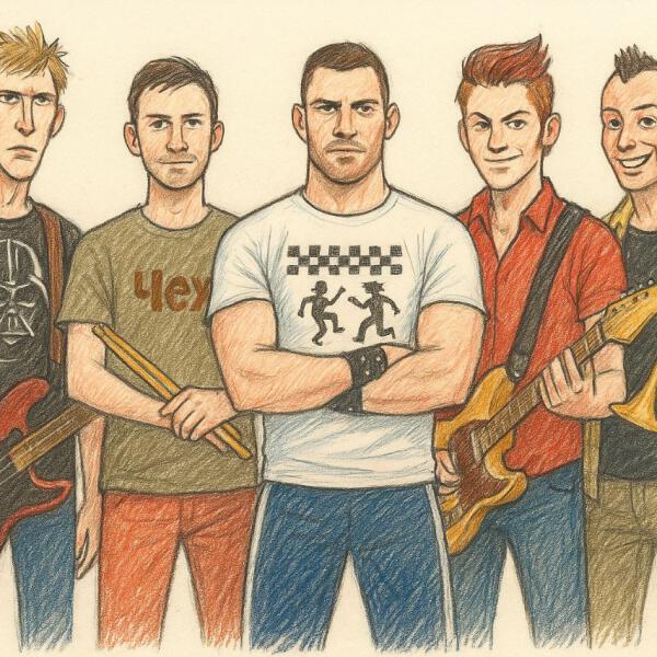 Камень в кустах